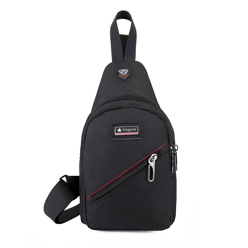 Summer Holiday Oxford Cloth Fabric Crossbody Bags For Men Messenger Chest Bag Pack Casual Bag Waterp