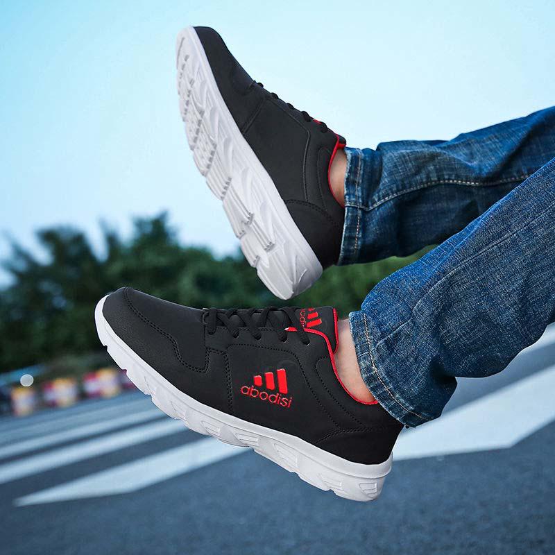 38-44 Men Air Cushion Sneakers Non-slip Leather Basketball Shoes Breathable Casual Running Shoes