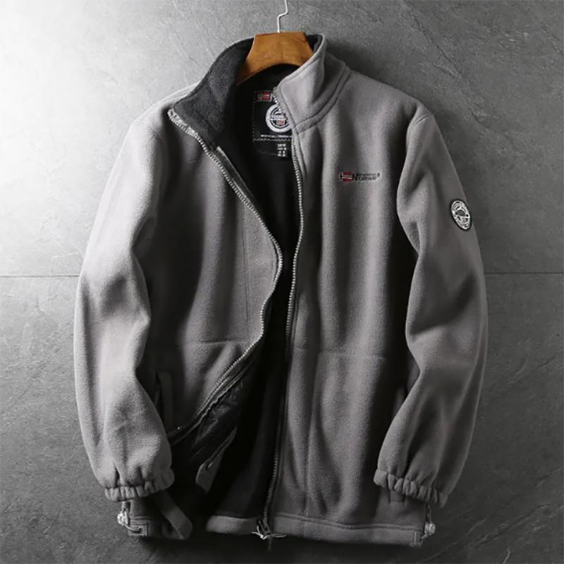 Functional Outdoor Cold-proof Large Size Autumn and Winter Men's Warm Fleece Jacket