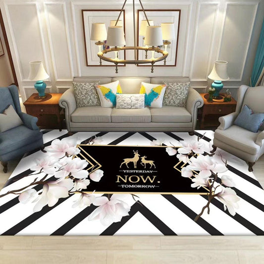 Nordic Ins Style Living Room Sofa Coffee Table All-match Mats Cute Elk Bedroom Bedside Carpet