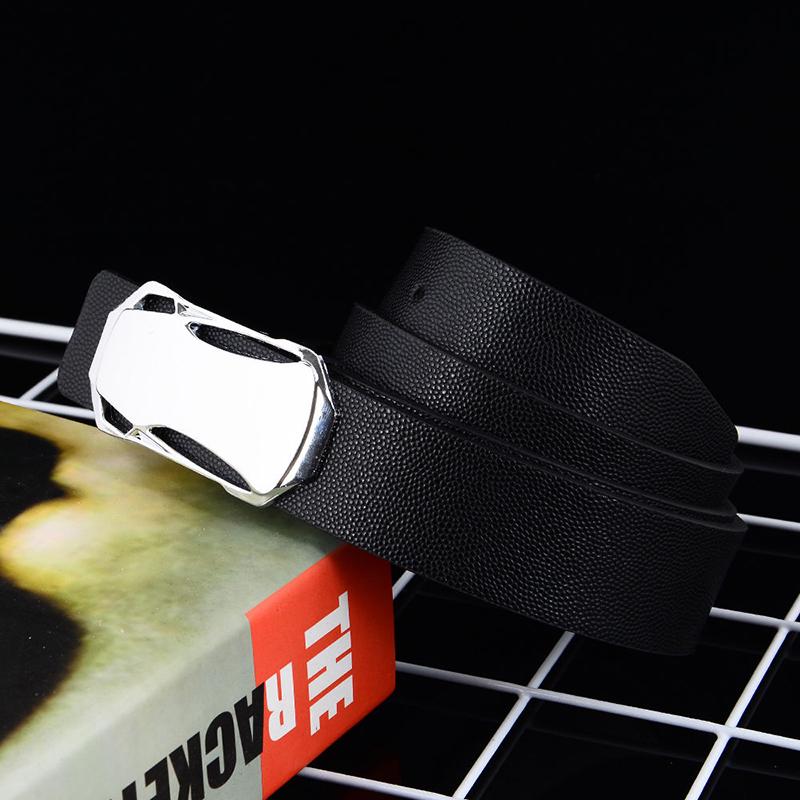 Fashion Brand Leather Belt Business Trouser Strap Pant Automatic Buckle Men Belts
