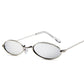 2019 New Brand Designer Vintage Oval Sunglasses Women Men Retro Clear Lens Eyewear Small Sun Glasses