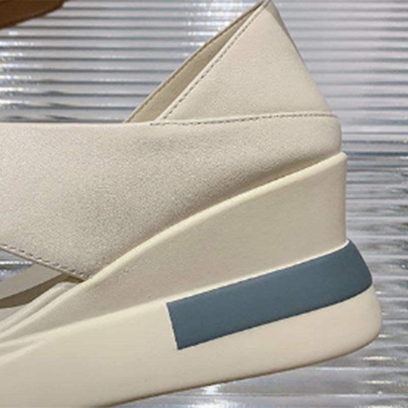 Sandals and Slippers Women's Summer Sponge Cake Thick-soled Students Fashion All-match Open-toed Sandals and Slippers Women's Outer Wear Sandals Women