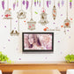 Home warm bird cage wall stickers bedroom living room background decoration removable stickers
