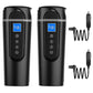 2 Pcs LCD Display Car Electric Heating Cup Stainless Steel Water Cup Temperature Control Kettle