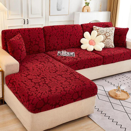 All-inclusive Universal Cover Elastic Jacquard Plush Sofa Cover Non-slip Sofa Cover Cover Four Seasons Universal Cushion