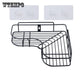 Bathroom Kitchen Shelf Triangular Shower Kitchen Corner Organiser Rack Shelves Basket Hanger Holder