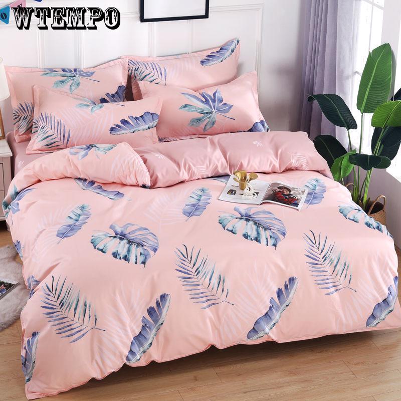 Home Textiles Comfortable Breathable Covers Sheets Pillow Cases 4pcs