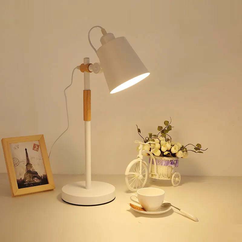 Desk Lamp Eye Protection Desk Student Night Reading Lamp Modern Minimalist Plug-in Bedroom Bedside Lamp