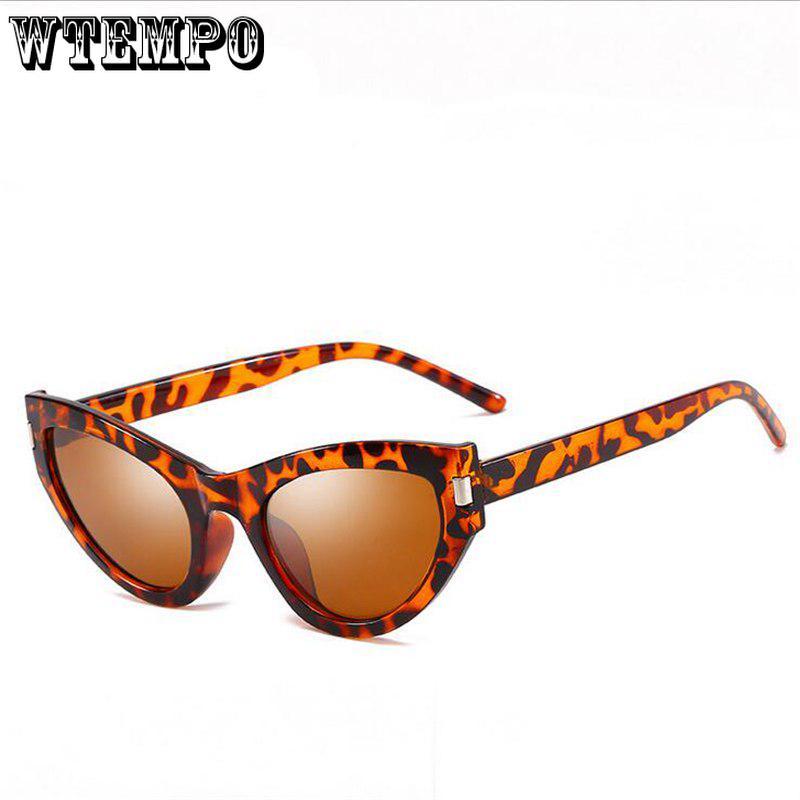 WTEMPO Adult Wrap Sunglasses Women Casual Sunglasses Men Handsome Fashion Black Red White Rivets Dec