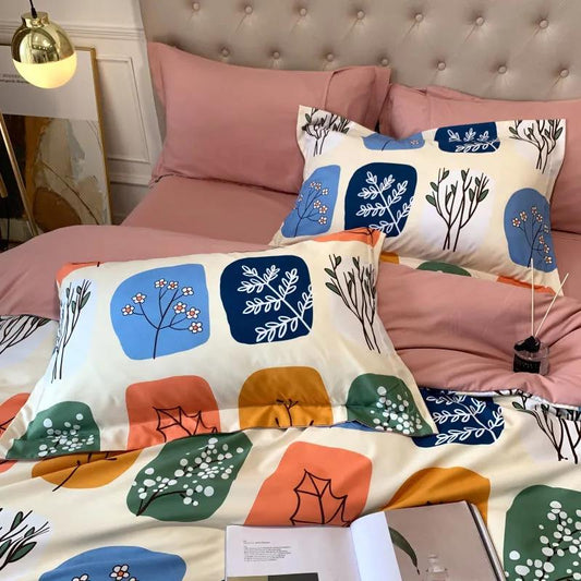 48×74cm Pillowcase Lattice Brushed Thickened Pillowcase Double Bed Upper Pillow Cover
