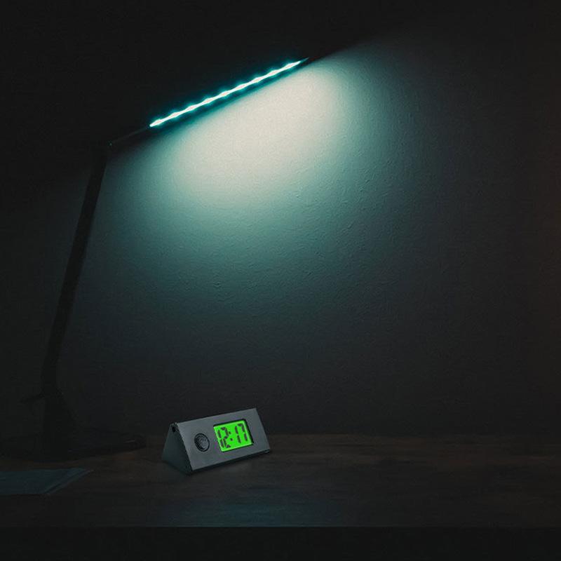 Bedroom Simple Small Electronic Watch Portable Old Man Big Character Watch Student Exam Mute Desktop Clock Mini Home