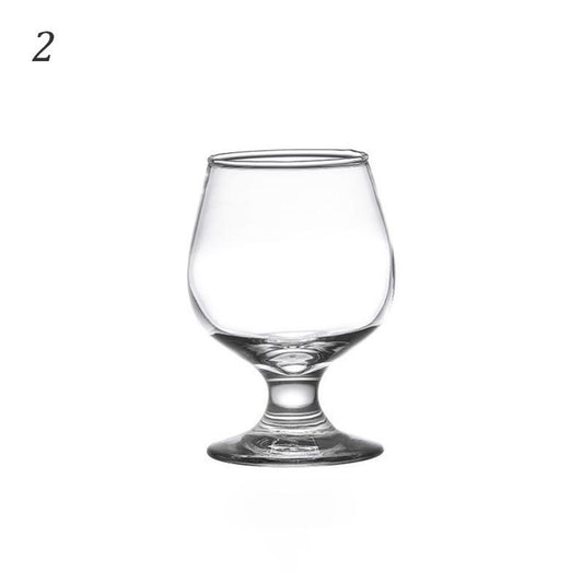 Glass Foreign Wine Glass Set Whiskey Large Small Brandy Glass High-footed Red Wine Glass Short-footed Cognac Cup Home