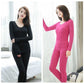 Buy 1 Get 1 Free Large Size Thermal Suit Qiuyi Long Trousers Women's Thin Thermal Underwear Women's Sweater Liner Bottoming Shirt