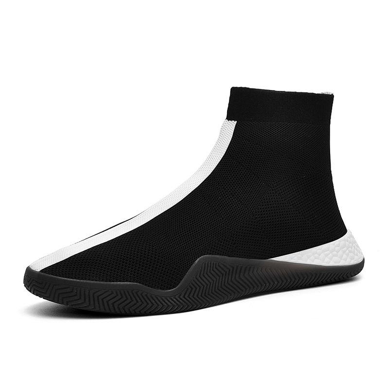 Men's Trendy Shoes Korean Style All-match Casual Shoes Lazy One-foot High-top Men's Sneakers