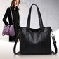 Genuine Leather Handbags Big Bags Fashion Handbags Sheepskin Large Capacity Shoulder Bag Soft Leather Messenger Bag