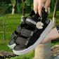 Sweet Little Daisy Sandals Women's Summer Wild Velcro Sports Beach Shoes Thick Bottom Non-slip Light and Comfortable Outdoor Activities Can Be Worn