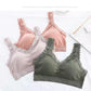 Women's Sports Underwear Ice Silk Beauty Back Bra Seamless One-piece Vest Thin Section Gathered Tube Top Crop Tops for Women Yoga Push Up Bra Top
