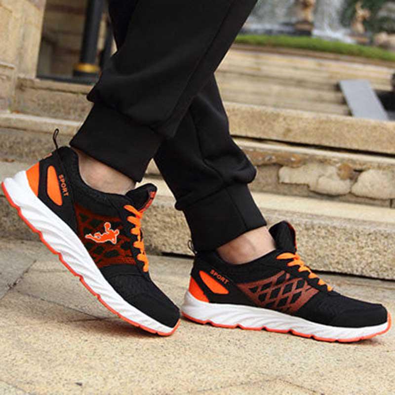 38-45 Men Black Sneakers Wear-resistant Basketball Shoes Breathable Deodorant Outdoor Running Shoes
