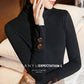 Fashion Women's Pullover Winter High Neck Women's Bottoming Shirt Long-sleeved Solid Color Slim Women's Cotton Top