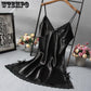 Sexy Pajamas Female Summer Sling Nightdress Within Temptation Tracksuit Silk Thin