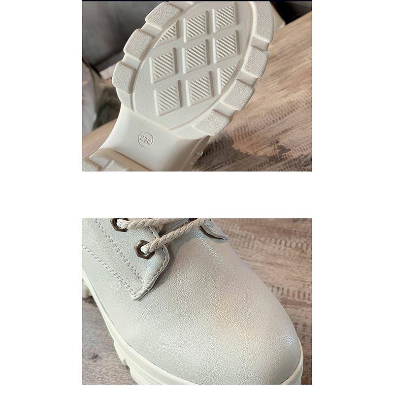 Women Winter Plush Warm Snow Boots Women Quality Leather Ankle Martin Boots for Female Winter Shoes