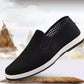 Men's Lightweight Breathable Flat Cloth Shoes Soft Sole Cloth Shoes Anti Slip Wear-resistant Casual Shoes