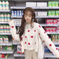 Autumn and Winter Simple Jacket Fashion Loose Casual Sweater Short Female Student Top