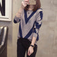 Autumn and Winter Round Neck Women's Sweater Loose Thick Casual Bottoming Sweater