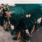 Warm Printing Four-piece Double-sided Fleece Bed Skirt Quilt Cover Pillowcase Set Bedding