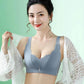Ladies Large Size Stereotyped Sexy Thin Breathable Bra Without Steel Ring Gathered Chest Lift Adjustable Anti-sagging Bra