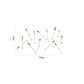 [sticker ]Feather Arrow Wall Stickers Home Decor Living Room Bedroom Kitchen Bathroom Wall Decals A