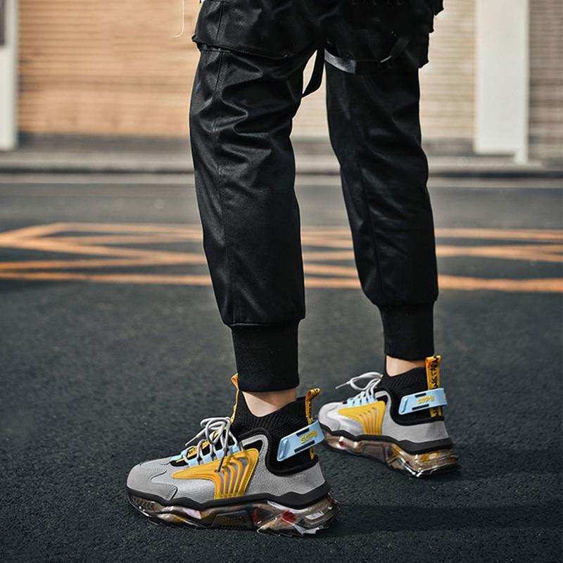 High Top Men's Basketball Shoes Spring Men's Shoes Korean Style Trendy Student Sneakers