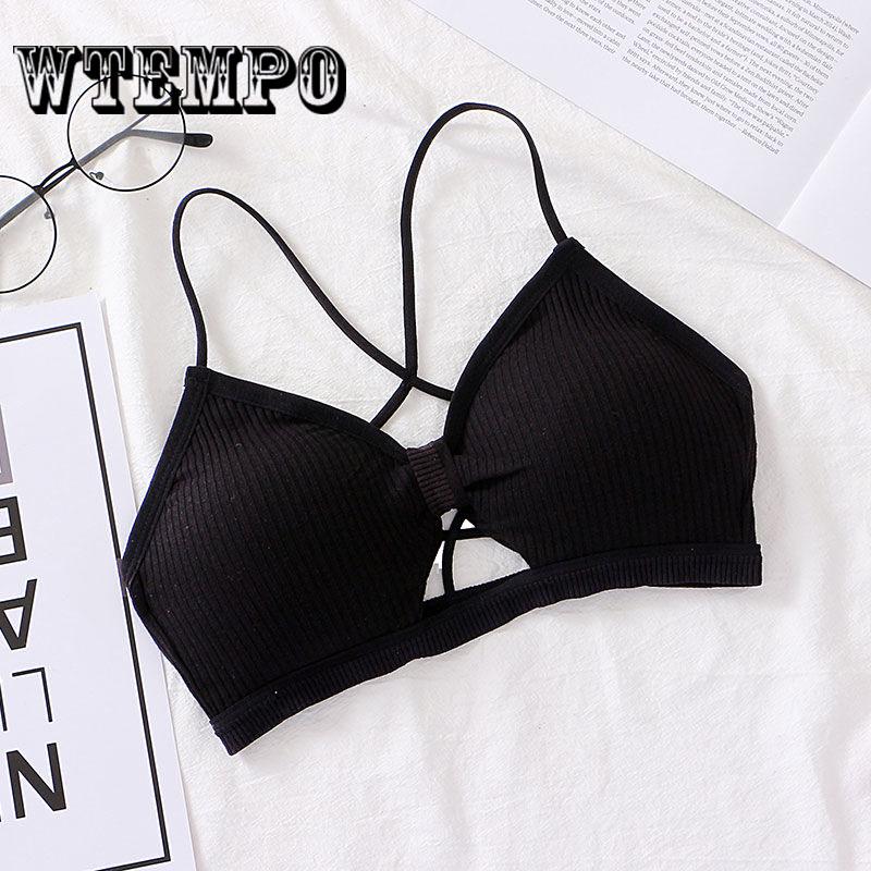 Bra Fitness Bralette Crop Sexy Pad Tank Tops Women Underwear Floral Lace