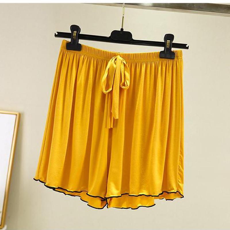 Ladies Loose Home Shorts Plus Size Pants Casual Pants Ice Silk Summer Pajamas