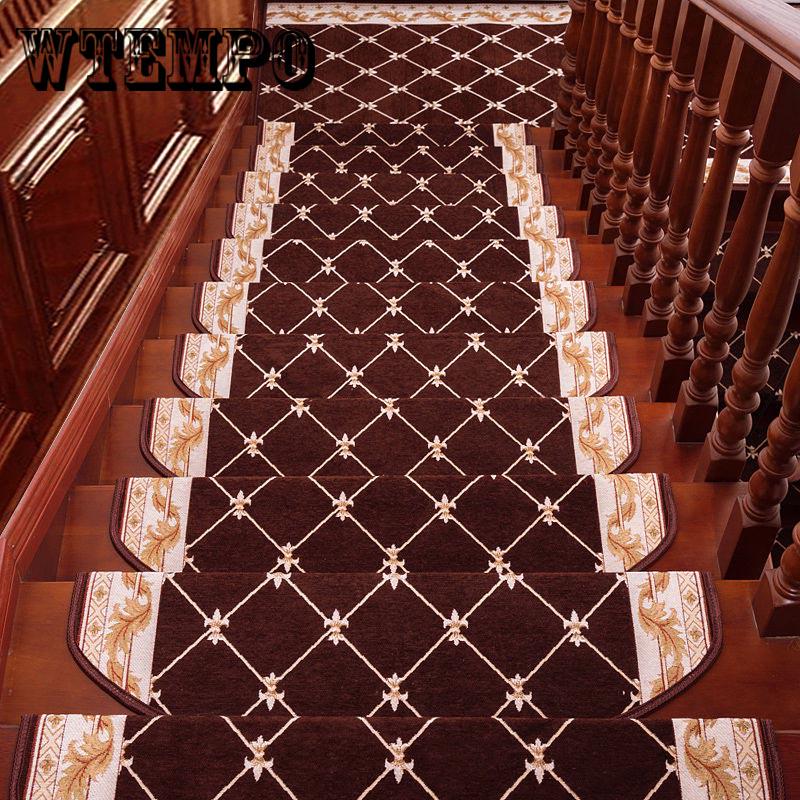 1pcs  Stair Treads Anti-Slip Stair Carpet Step Floor Staircase Rug Mat Self-adhesive  Rugs