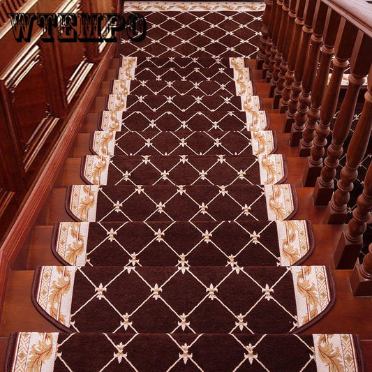 1pcs  Stair Treads Anti-Slip Stair Carpet Step Floor Staircase Rug Mat Self-adhesive  Rugs