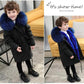 Kids Fur Parkas for Boys and Girls Winter Thick Warm Hooded Faux Fur Coat Unisex  Parka Jacket with Faux Fur Collar Outwear