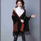 Women's Knitted Cardigan Autumn and Winter Tassel Mid-length Loose Sweater
