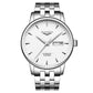 Automatic Watch Men Crystal Decoration Dial Sub-dial Mechanical Watches Strap Watch