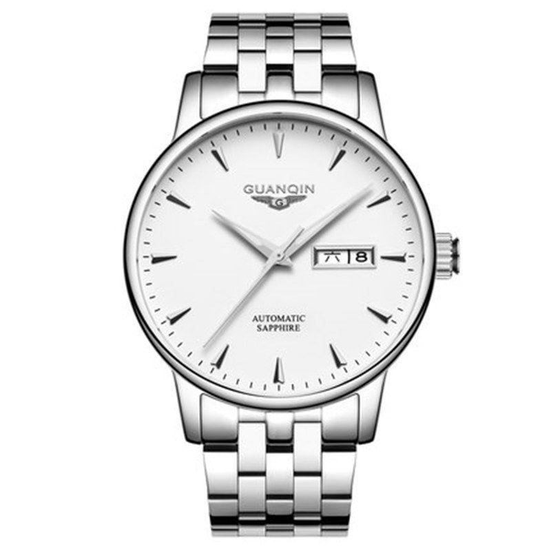 Business Mechanical Automatic Watches Men Watch Waterproof Steel Watches