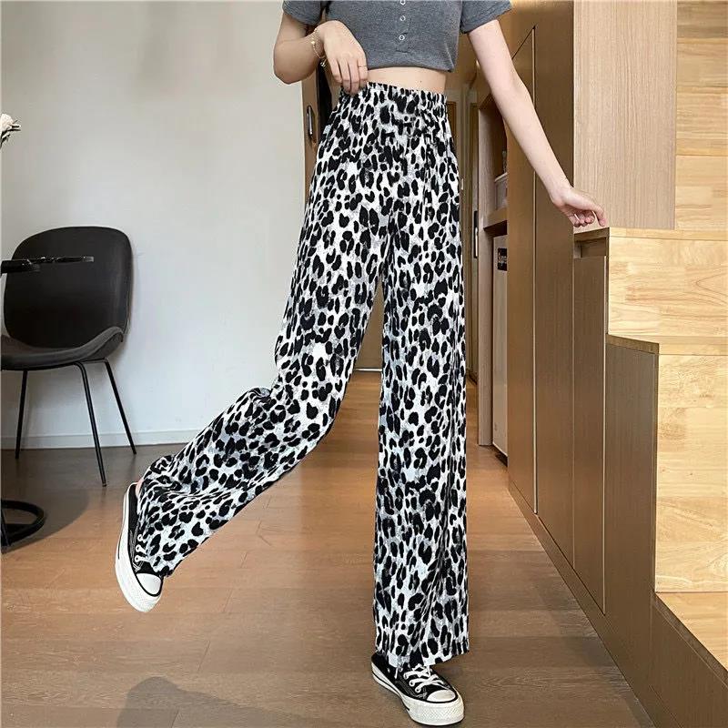 Tie-dye Wide-leg Pants Trousers Tide Summer Retro Loose High-waist Casual Pants Net Red Fried Street Pants Women