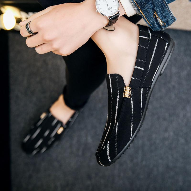 Men Loafers 2020 Spring Summer Men Shoes Casual Shoes Light Canvas Youth Shoes Men Breathable Fashion Flat Footwear