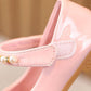 Girl's Soft Soled beads Decoration Breathable Single Shoes Girls' Non Slip Solid Color Princess Shoes
