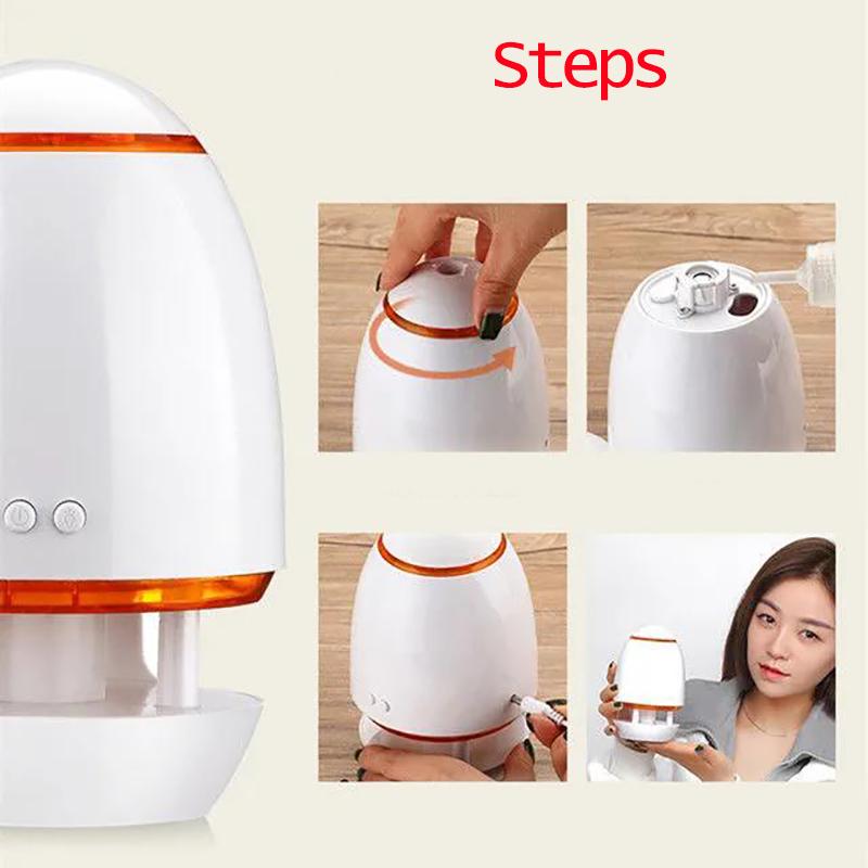 300ml Mini Air Humidifier Portable Electric Sprayer USB Aroma Diffuser for Home Office Car