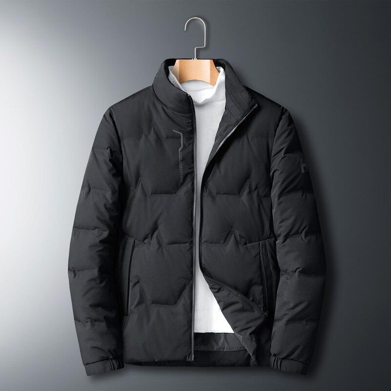 Men's Business Casual Stand-collar Down Jacket Winter Classic Style Plus Size Thickening Warm Fashion Down Jacket