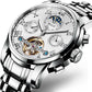 Men's Watches Top Brand Luxury Business Machinery Sport Wristwatch Mens Waterproof Tourbillon Clock