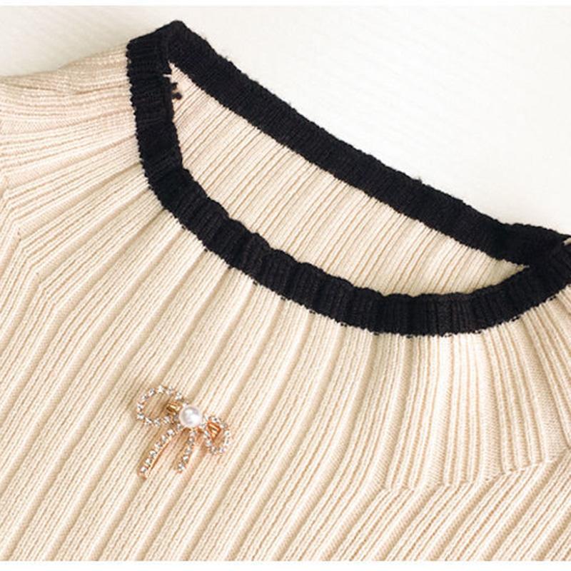 Half-high Neck Sweater Women's Autumn and Winter New Slim Stretch Sweater Long-sleeved Bottoming Outer Jacket Warm Sweater