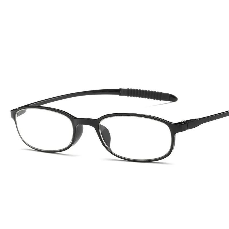 Vintage Elegant Reading Glasses TR90 Ultra-light Resin Anti-fatigue Simple Anti-blue Light Reading Glasses Anti-radiation Comfortable Eyewear