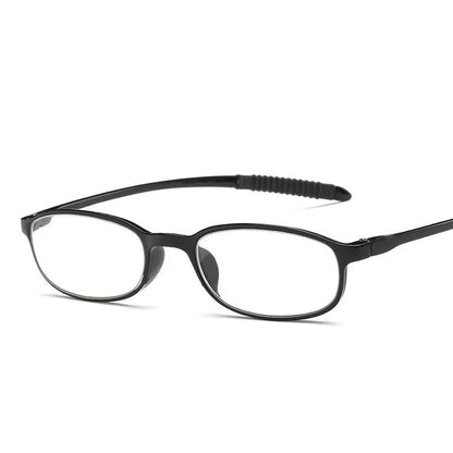 Vintage Elegant Reading Glasses TR90 Ultra-light Resin Anti-fatigue Simple Anti-blue Light Reading Glasses Anti-radiation Comfortable Eyewear